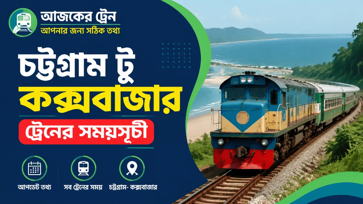 চট্টগ্রাম টু কক্সবাজার ট্রেনের সময়সূচী